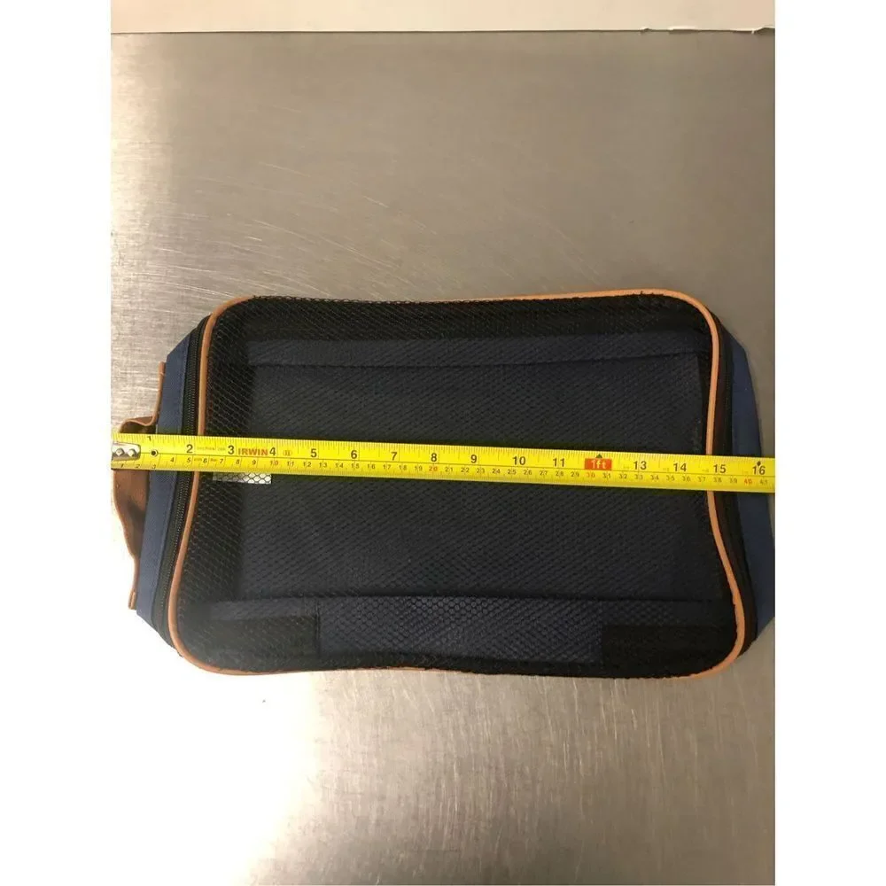 AARP Men’s Navy Blue Luggage Travel Organizer Zip Up Set